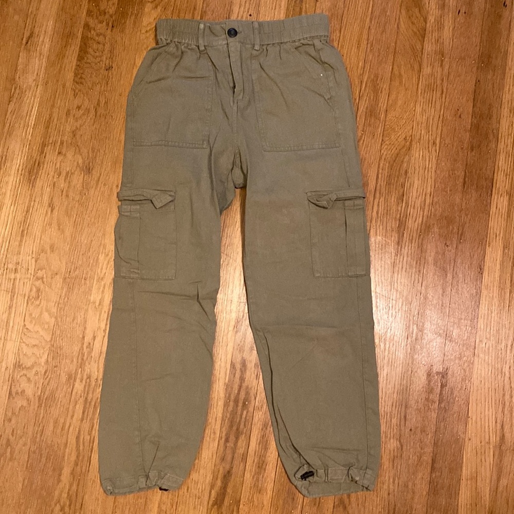 Olive Green Cargo Pants - PacSun - Picture 1 of 5